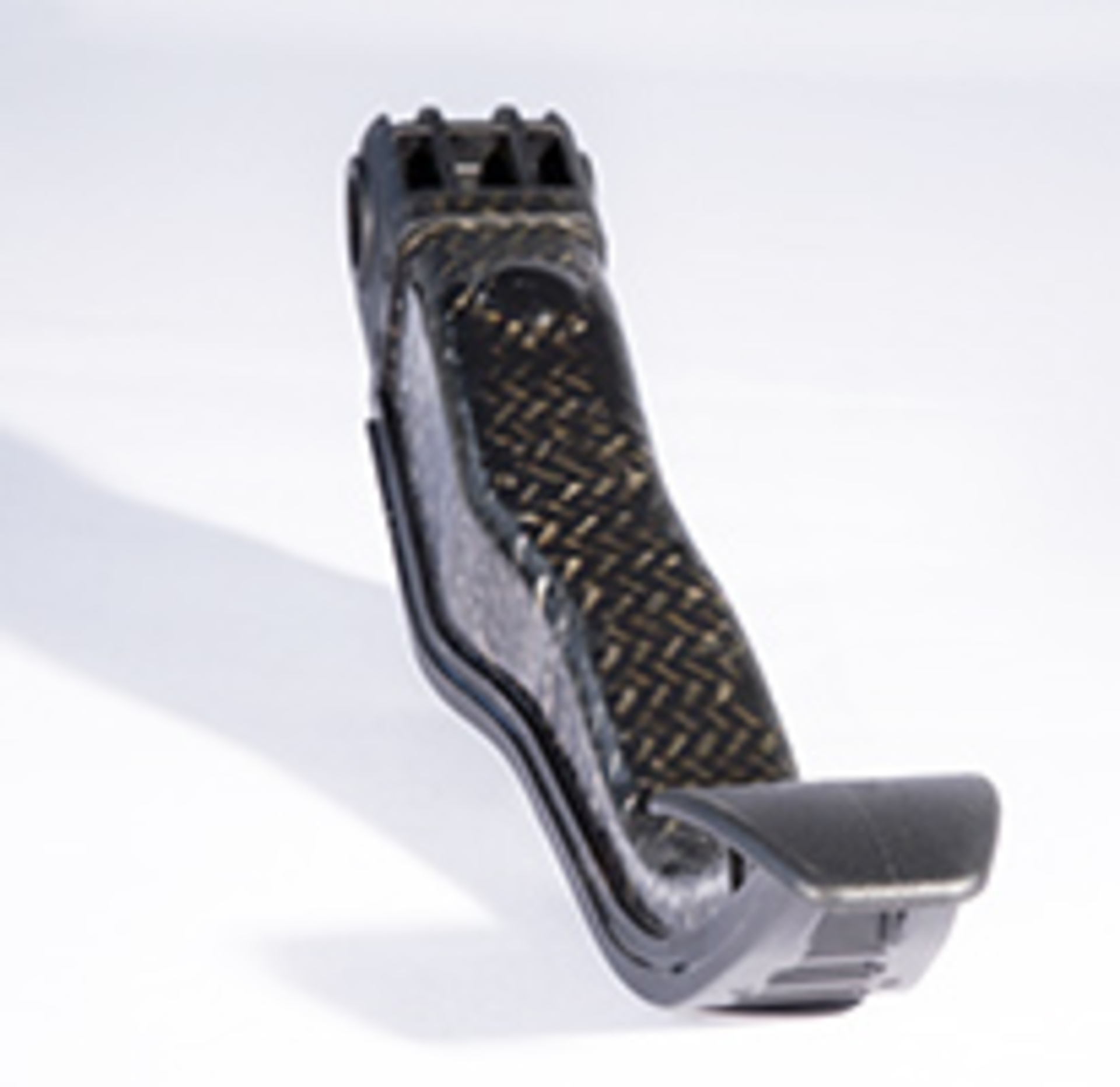 This automotive brake pedal, manufactured by ZF Friedrichshafen, is the first hybrid concept using Engel's organomelt process.