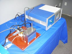 Linde demonstrates its mold spot-cooling technology at Treo Manufacturing in Troy, Mich. Linde demonstrates its mold spot-cooling technology at Treo Manufacturing in Troy, Mich.