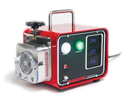 Maguire's low-cost liquid color pump. Maguire's low-cost liquid color pump.