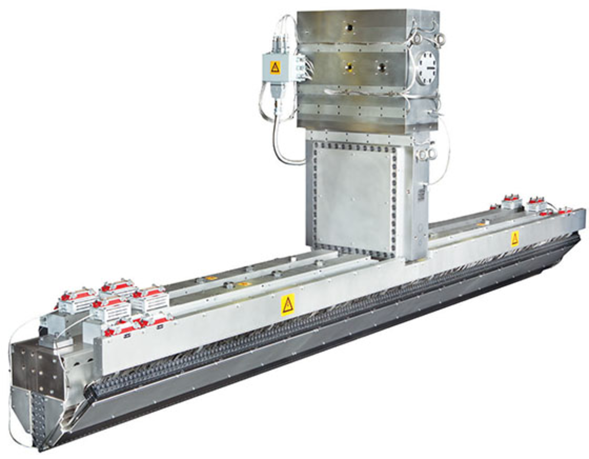 Cloeren's 33 NanoLayer feed block with a 4,875-millimeter Epoch III co-extrusion die for high output stretch film