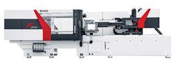The modular F-Series, from Ferromatik Milacron, comes in servo or all-electric formats, offers 10 clamping forces from 50 to 650 tons and is aimed at consumer goods, packaging and medical applications. The modular F-Series, from Ferromatik Milacron, comes in servo or all-electric formats, offers 10 clamping forces from 50 to 650 tons and is aimed at consumer goods, packaging and medical applications.