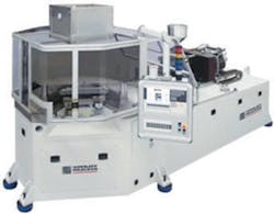 Uniloy's UIB199-3 hybrid injection blow unit Uniloy's UIB199-3 hybrid injection blow unit