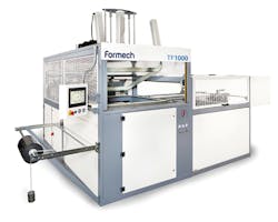 Formech’s TF Series 2 handles reel materials up to 1.8mm, and sheet up to 0.25 inch. Formech’s TF Series 2 handles reel materials up to 1.8mm, and sheet up to 0.25 inch.