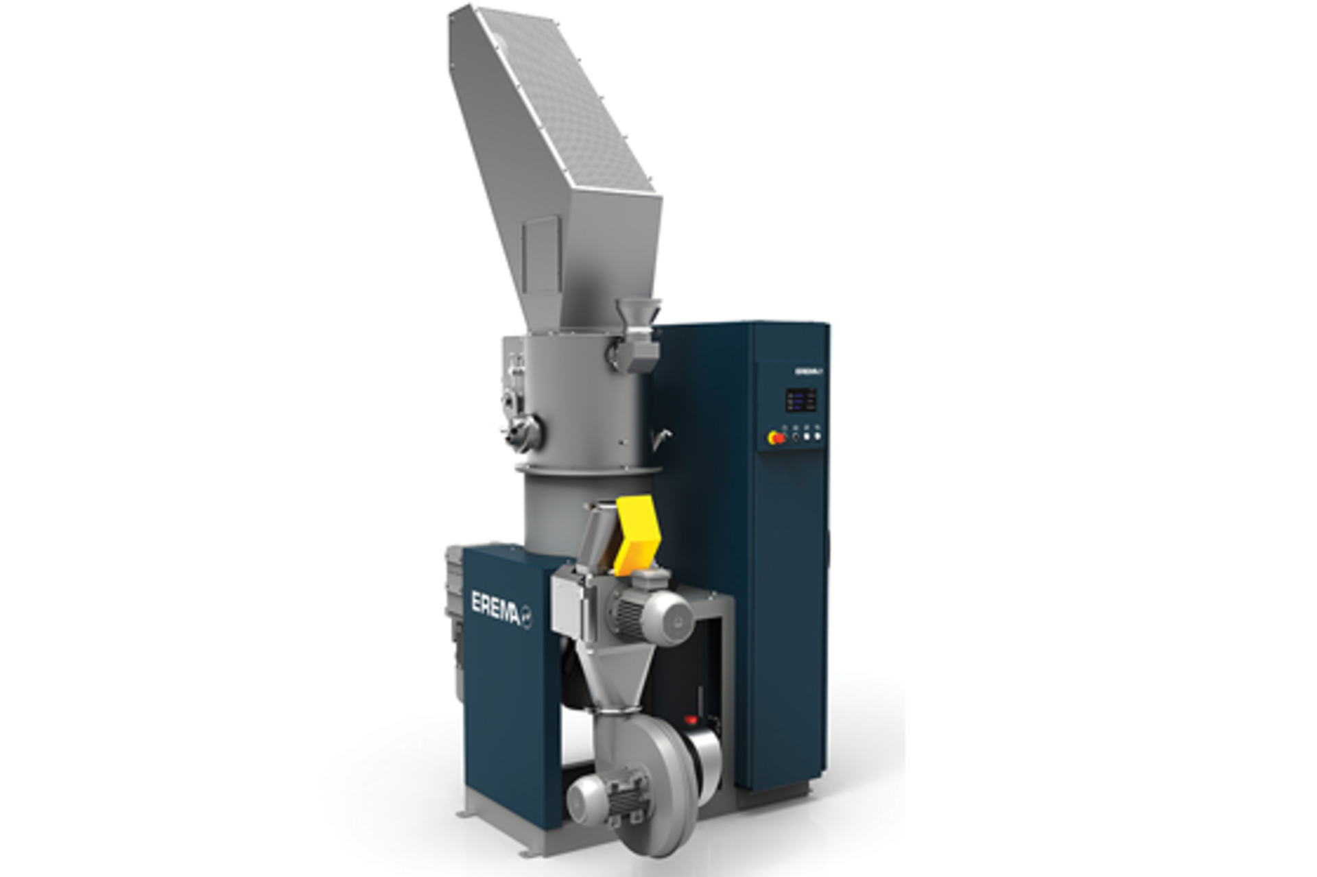 Erema edge trim recycling system produces clean pellets Plastics