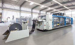 Kiefel's Speedformer KMD 90 pressure former Kiefel's Speedformer KMD 90 pressure former