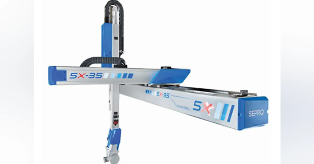 Sepro Plastic Machine Sepro robots provide precision | Plastics Machinery Manufacturing