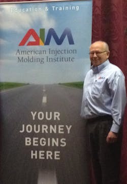 John Beaumont, president and CEO of Beaumont Technologies Inc., announces during NPE 2015 in Orlando, the creation of the American Injection Molding Institute, a comprehensive education and training organization. John Beaumont, president and CEO of Beaumont Technologies Inc., announces during NPE 2015 in Orlando, the creation of the American Injection Molding Institute, a comprehensive education and training organization.