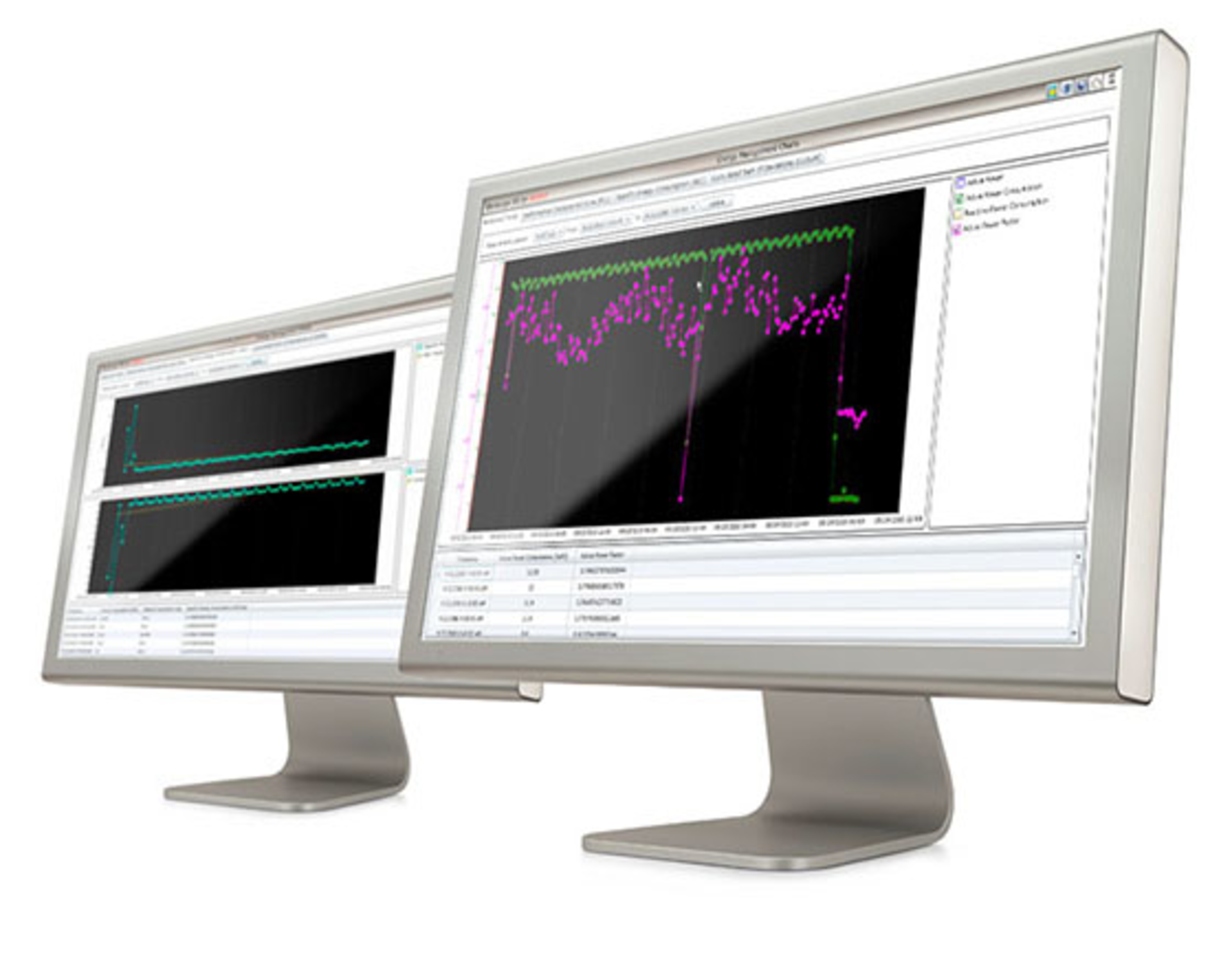 Husky's energy monitoring module measures power to help processors understand their equipment's energy efficiency based on kilowatt hours per kilogram of material processed.