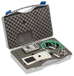 The new hand-held sensor tester from Kistler is the firm's first unit that tests the sensor, the cable and the insulation resistance all from one device. The new hand-held sensor tester from Kistler is the firm's first unit that tests the sensor, the cable and the insulation resistance all from one device.