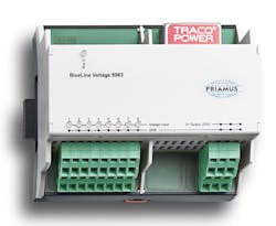 A new voltage module from Priamus measures any force, such as hydraulic pressure or screw position. A new voltage module from Priamus measures any force, such as hydraulic pressure or screw position.