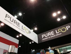 Pure Loop's debut booth at NPE. Pure Loop's debut booth at NPE.