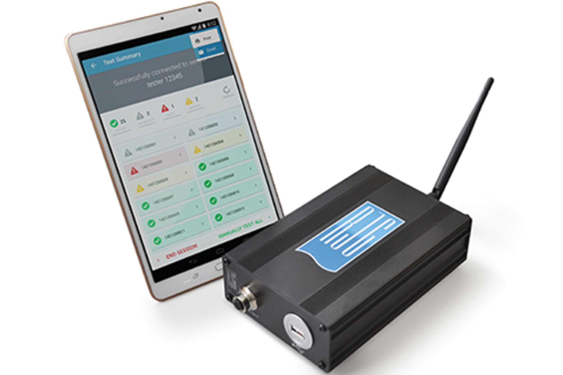 RJG tester checks multiple sensors simultaneously Plastics Machinery
