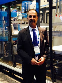 Kiefel's Erwin Wabnig at NPE2015. Kiefel's Erwin Wabnig at NPE2015.