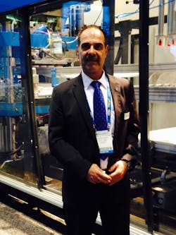 Kiefel's Erwin Wabnig at NPE2015. Kiefel's Erwin Wabnig at NPE2015.