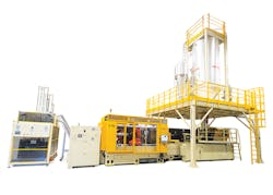 Husky's HyPET HPP5 unit for PET preform production now has a self-cleaning function that trims maintenance times significantly. Husky's HyPET HPP5 unit for PET preform production now has a self-cleaning function that trims maintenance times significantly.