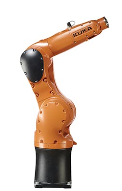 Kuka Robotics' 6-axis KR Agilus 6 R700 robiot Kuka Robotics' 6-axis KR Agilus 6 R700 robiot