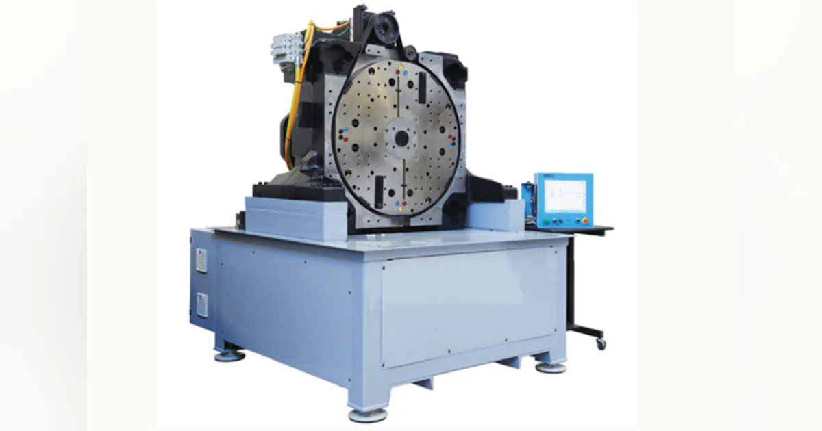 Custom rotary table complements Athena injection molding machines ...