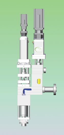The latest enhancement for blow molding from W. Müller USA Inc. is a foam extrusion head for three-layer production. The latest enhancement for blow molding from W. Müller USA Inc. is a foam extrusion head for three-layer production.