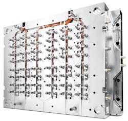 Mold-Masters' Summit hot-runner system is made from stainless steel for enhanced chemical resistance, making it ideal for medical applications. Mold-Masters' Summit hot-runner system is made from stainless steel for enhanced chemical resistance, making it ideal for medical applications.