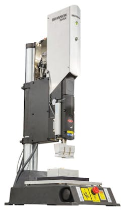 Branson's 2000X ultrasonic welding system Branson's 2000X ultrasonic welding system