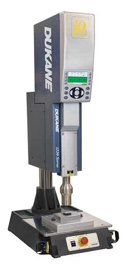 Dukane's iQ ultrasonic welding system Dukane's iQ ultrasonic welding system