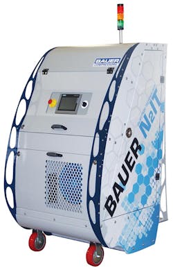 Bauer rolled out an all-in-one gas-assist unit featuring a generator, booster, storage supply and controller. Bauer rolled out an all-in-one gas-assist unit featuring a generator, booster, storage supply and controller.