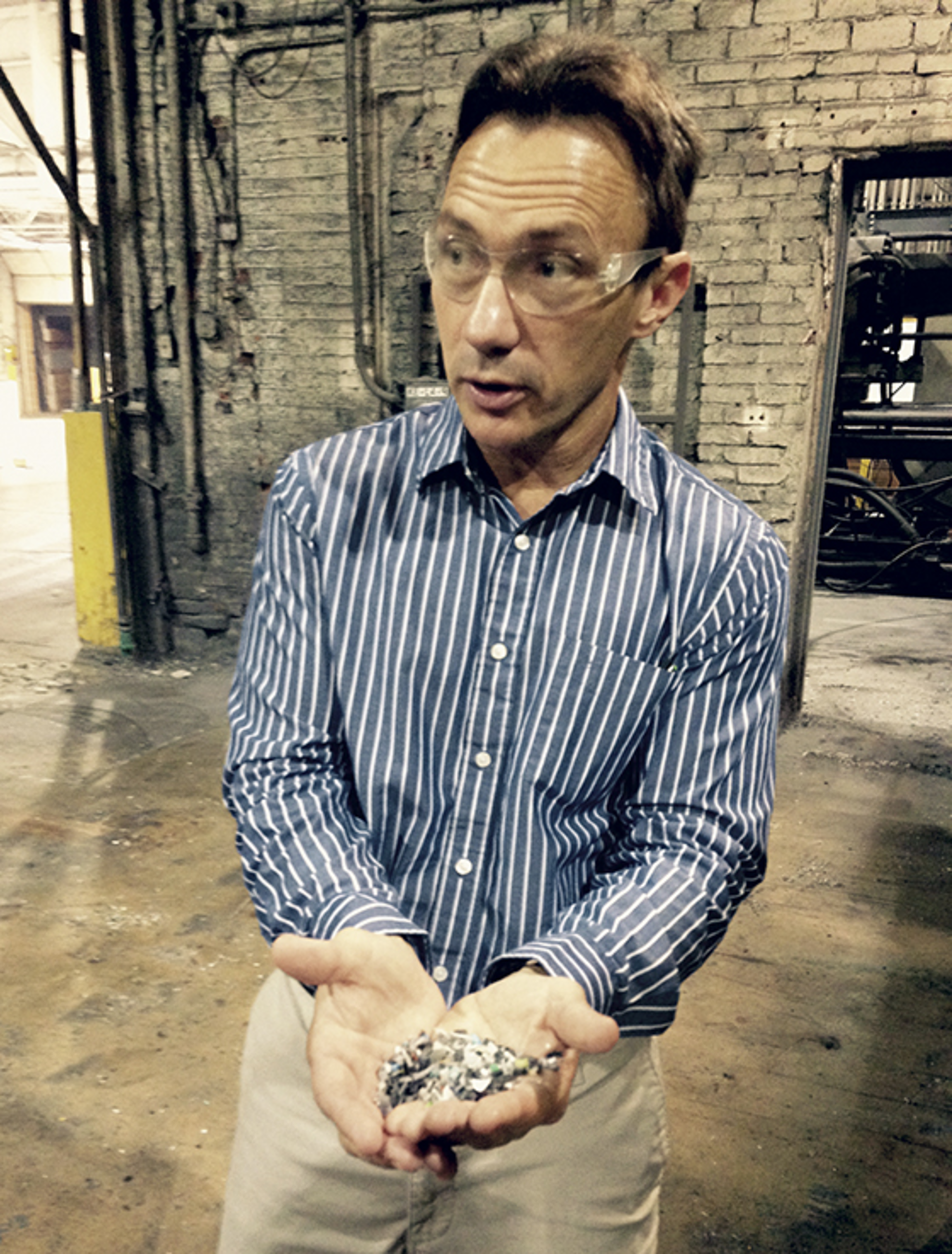 CTC&acirc;&euro;&trade;s Mike DeMatto holding regrind