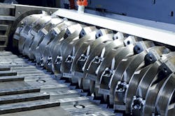 Apollo’s profiled rotor provides homogenous shredding. Apollo’s profiled rotor provides homogenous shredding.