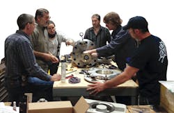 The BEC die team at work The BEC die team at work