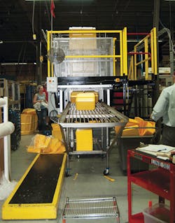 Food tray production at Commodore's Bloomfield, N.Y., facility Food tray production at Commodore's Bloomfield, N.Y., facility