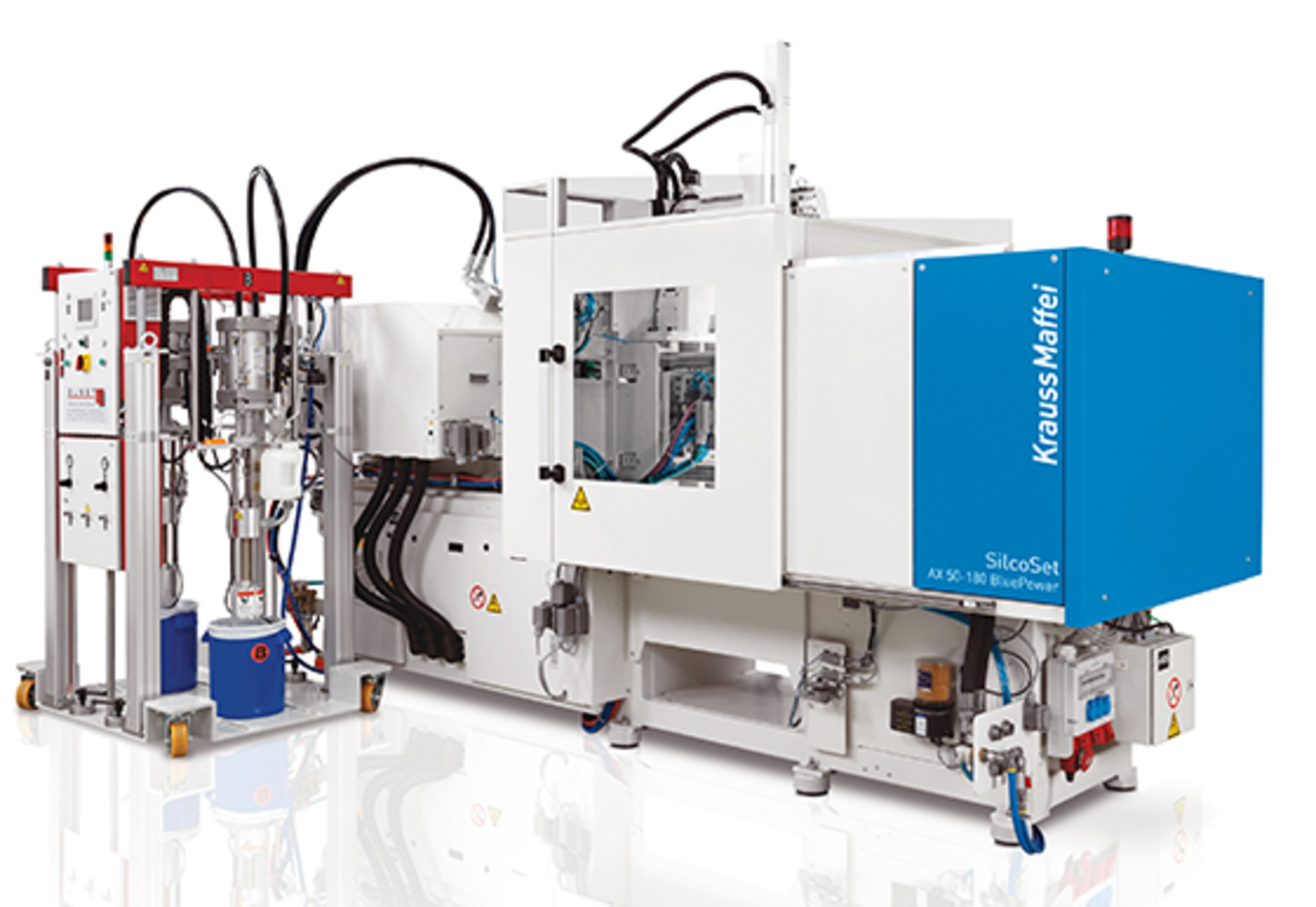 KraussMaffei's all-electric AX 50 SilcoSet produces a LSR nasal ventilator for infants.