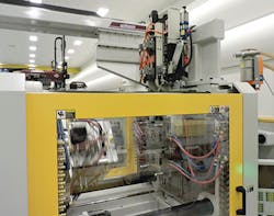 MGS' customized UMS portable servo and hydraulic injection unit, the E14M MGS' customized UMS portable servo and hydraulic injection unit, the E14M