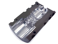 The textured design on the Mountain Dew 20-ounce Sidekick bottle boasts the results of a laser-etched mold. The textured design on the Mountain Dew 20-ounce Sidekick bottle boasts the results of a laser-etched mold.