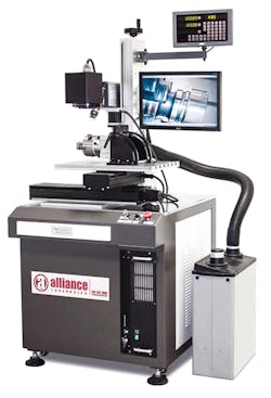 Alliance Laser Sales' NGRV51 Ytterbium Fiber Laser Engraver system Alliance Laser Sales' NGRV51 Ytterbium Fiber Laser Engraver system