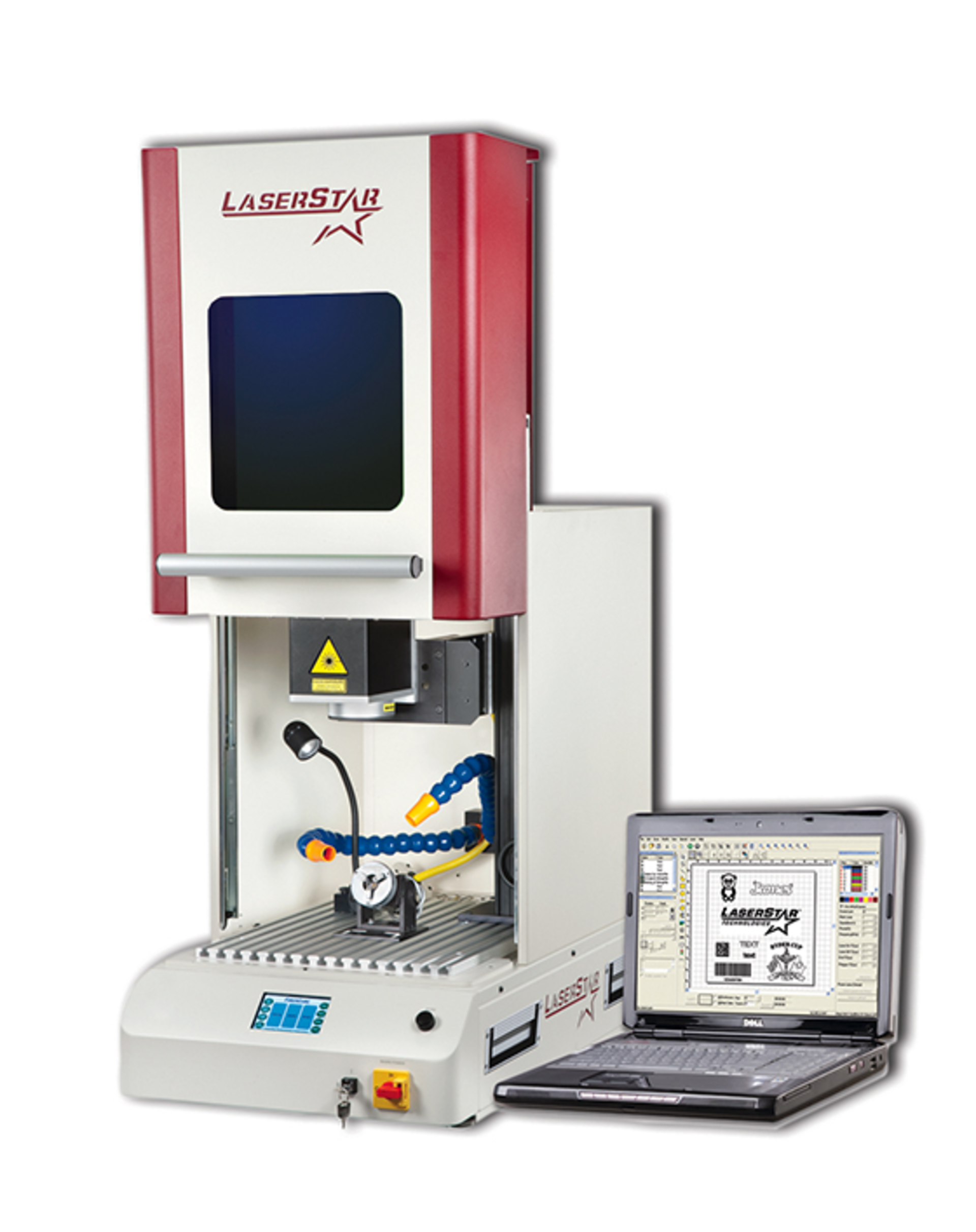 LaserStar's laser-marking system