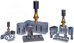 Sonics’ horns and fixtures for its ultrasonic welders Sonics’ horns and fixtures for its ultrasonic welders