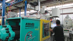 CY Plastics' latest Arburg Allrounder 470 C injection molding press CY Plastics' latest Arburg Allrounder 470 C injection molding press