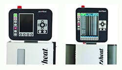 Fast Heat's Ion, far left, and Pulse lines of hot-runner temperature controllers gain updated features. Fast Heat's Ion, far left, and Pulse lines of hot-runner temperature controllers gain updated features.