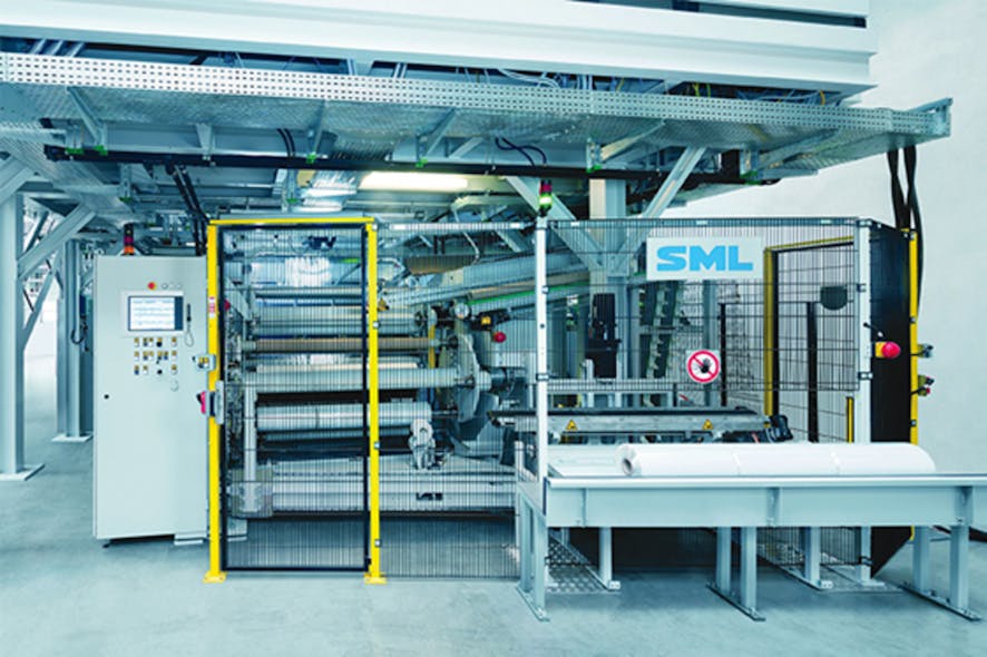 SML stretch film line saves costs, space, cycle times Plastics