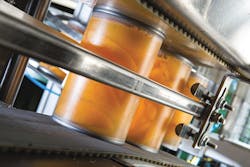 Sonoco's extruded TruVue clear cans Sonoco's extruded TruVue clear cans