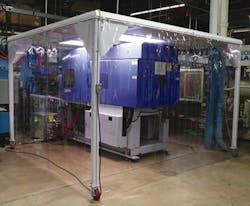 A clean-room enclosure from MAC Automation Concepts. A clean-room enclosure from MAC Automation Concepts.