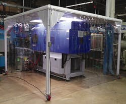 A clean-room enclosure from MAC Automation Concepts. A clean-room enclosure from MAC Automation Concepts.