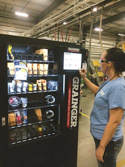 Custom injection and blow molder Currier Plastics employs vending machines at its plants. Custom injection and blow molder Currier Plastics employs vending machines at its plants.