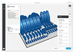 The GrabCAD Print is a cloud-based app that can reduce errors in 3-D printing workflow. The GrabCAD Print is a cloud-based app that can reduce errors in 3-D printing workflow.