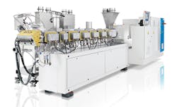 The ScrewCon software program allows KraussMaffei Berstorff customers to design screw and barrel elements for the company's twin-screw extruders. The ScrewCon software program allows KraussMaffei Berstorff customers to design screw and barrel elements for the company's twin-screw extruders.