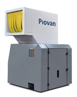 Piovan's N35-60 granulator. Piovan's N35-60 granulator.