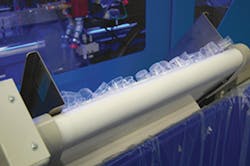 Dosing cups, bottom left, roll off the press. Dosing cups, bottom left, roll off the press.