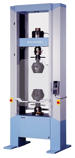 The AGS-X dual-column electromechanical universal tester The AGS-X dual-column electromechanical universal tester