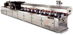 Entek's 103mm twin-screw extruder Entek's 103mm twin-screw extruder