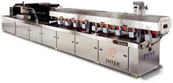 Entek's 103mm twin-screw extruder Entek's 103mm twin-screw extruder